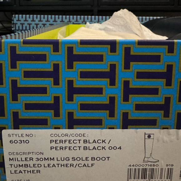 NIB Tory Burch Miller 30MM Lug Sole Boot. Size 6 - Picture 7 of 8